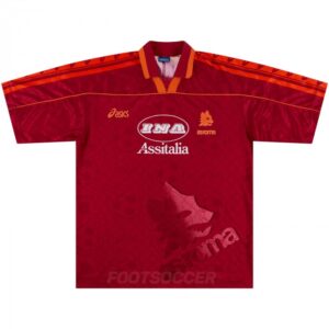 1995-96 MAILLOT RETRO VINTAGE AS ROMA HOME