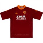 2000-01 MAILLOT RETRO VINTAGE AS ROMA HOME TOTTI