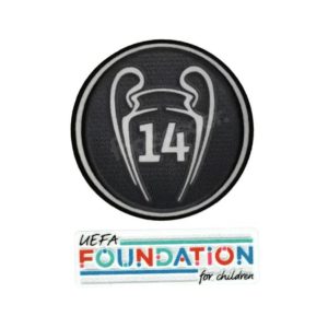 BADGE UEFA CHAMPIONS LEAGUE WINNER 14 ET UEFA FOUNDATION