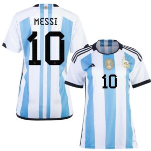 MAILLOT ARGENTINE 3 ETOILES DOMICILE FEMME MESSI