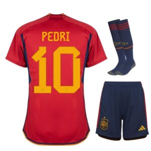 MAILLOT ENFANT ESPAGNE DOMICILE 2023 2024 PEDRI