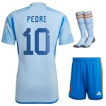 MAILLOT ENFANT ESPAGNE EXTERIEUR 2023 2024 PEDRI