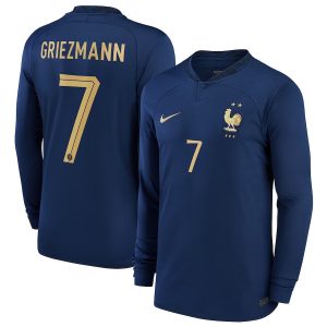 MAILLOT EQUIPE DE FRANCE DOMICILE MANCHES LONGUES GRIEZMANN