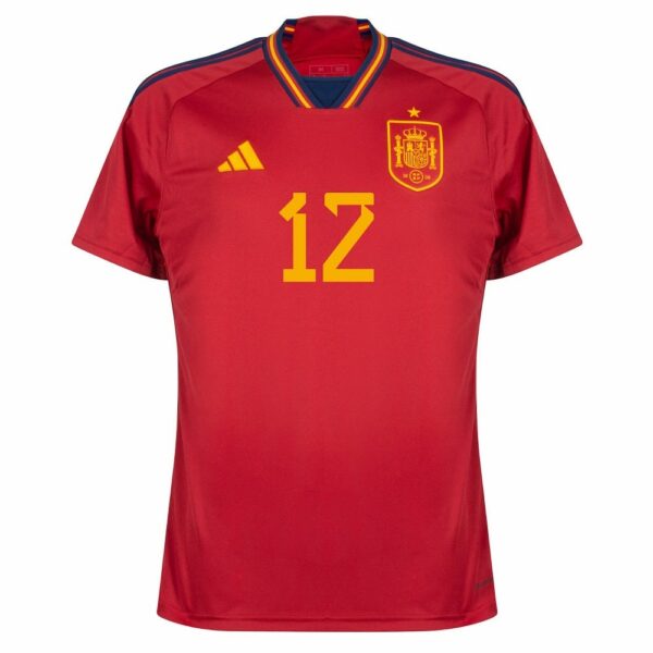 MAILLOT ESPAGNE DOMICILE COUPE DU MONDE 2022 ANSU FATI