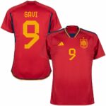 MAILLOT ESPAGNE DOMICILE COUPE DU MONDE 2022 GAVI