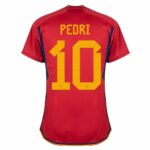 MAILLOT ESPAGNE DOMICILE COUPE DU MONDE 2022 PEDRI