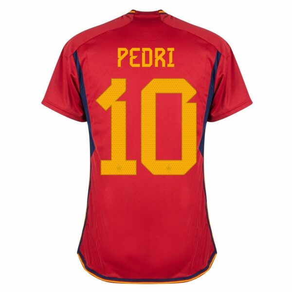 MAILLOT ESPAGNE DOMICILE COUPE DU MONDE 2022 PEDRI