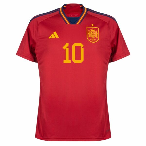 MAILLOT ESPAGNE DOMICILE COUPE DU MONDE 2022 PEDRI