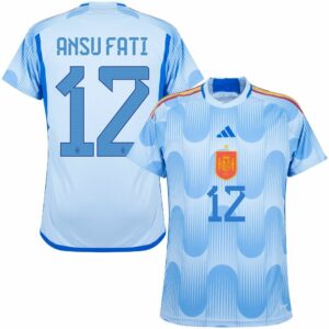 MAILLOT ESPAGNE EXTERIEUR 2023 2024 ANSU FATI