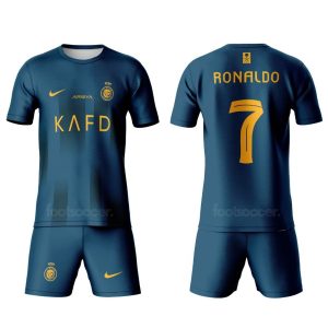 MAILLOT KIT ENFANT AL NASSR RONALDO EXTERIEUR 2023 2024