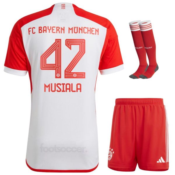 MAILLOT KIT ENFANT BAYERN MUNICH DOMICILE 2023 2024 MUSALIA