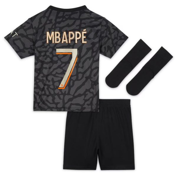 MAILLOT KIT ENFANT PSG THIRD 2023 2024 MBAPPE