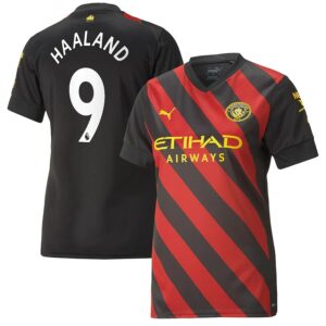 MAILLOT MANCHESTER CITY AWAY FEMME 2022 23 HAALAND