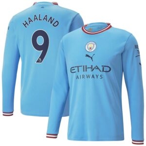 MAILLOT MANCHESTER CITY DOMICILE SWEAT 2022 2023 HAALAND