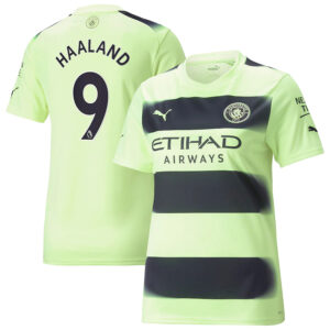 MAILLOT MANCHESTER CITY THIRD FEMME 2022 23 HAALAND