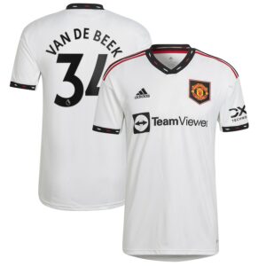 MAILLOT MANCHESTER UNITED EXTERIEUR 2022-23 VAN DE BEEK