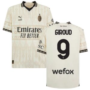 MAILLOT MILAN AC FOURTH BLANC 2023 2024 GIROUD