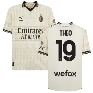 MAILLOT MILAN AC FOURTH BLANC 2023 2024 THEO