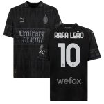 MAILLOT MILAN AC FOURTH NOIR 2023 2024 RAFA LEAO