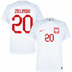 MAILLOT POLOGNE DOMICILE COUPE DU MONDE 2022 ZIELINSKI