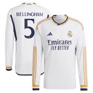 MAILLOT REAL MADRID DOMICILE 2023 2024 MANCHES LONGUES BELLINGHAM