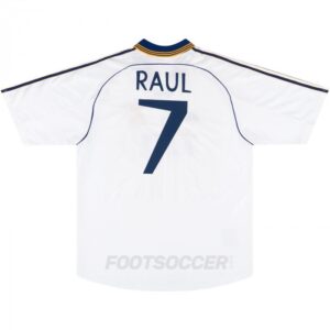 1998-00 MAILLOT RETRO VINTAGE REAL MADRID RAUL