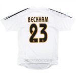 2004-05 MAILLOT RETRO VINTAGE REAL MADRID BECKHAM