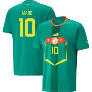 MAILLOT SENEGAL EXTERIEUR COUPE DU MONDE 2022 MANE