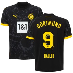 MAILLOT BVB DORTMUND 2023 2024 EXTERIEUR HALLER