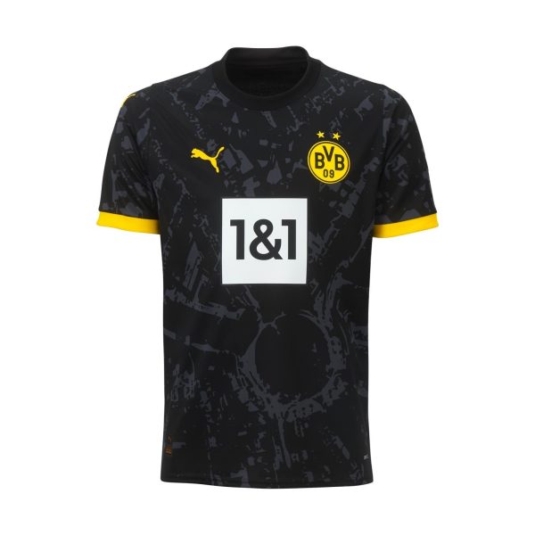 MAILLOT KIT ENFANT BVB DORTMUND 2023 2024 EXTERIEUR HUMMELS