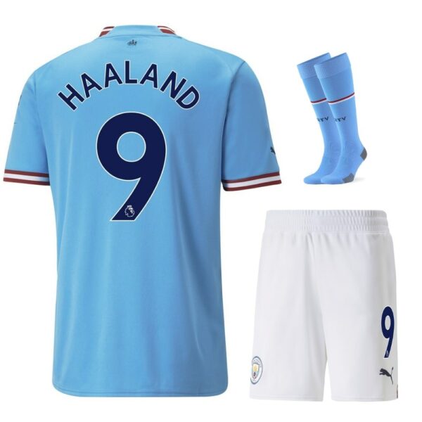 MAILLOT ENFANT MANCHESTER CITY DOMICILE 2022 2023 HAALAND