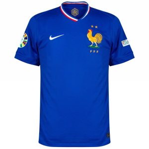 MAILLOT EQUIPE DE FRANCE DOMICILE BADGES EURO 2024