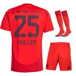 MAILLOT KIT ENFANT BAYERN MUNICH DOMICILE 2024 2025 MULLER