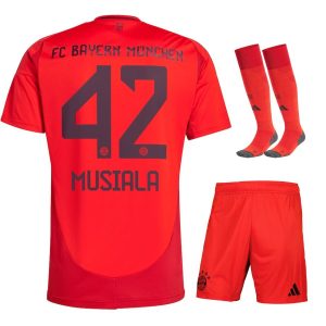 MAILLOT KIT ENFANT BAYERN MUNICH DOMICILE 2024 2025 MUSIALA