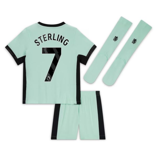 MAILLOT KIT ENFANT CHELSEA THIRD 2023 2024 STERLING