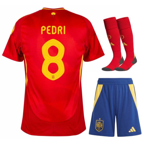 MAILLOT KIT ENFANT ESPAGNE DOMICILE EURO 2024 PEDRI