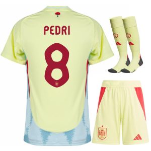 MAILLOT KIT ENFANT ESPAGNE EXTERIEUR EURO 2024 PEDRI