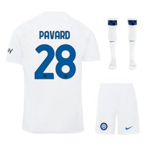 MAILLOT KIT ENFANT INTER MILAN 2023 2024 EXTERIEUR PAVARD