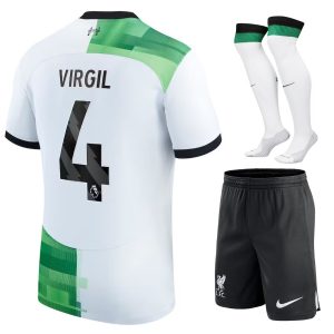 MAILLOT KIT ENFANT LIVERPOOL EXTERIEUR 2023 2024 VIRGIL