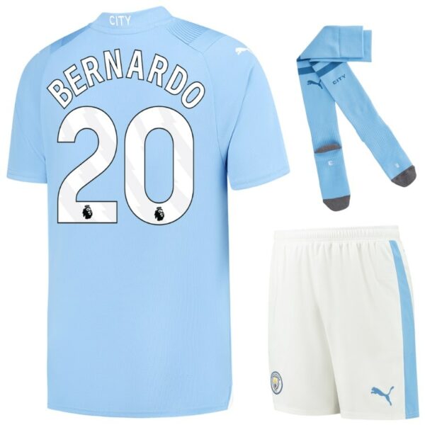 MAILLOT KIT ENFANT MANCHESTER CITY DOMICILE 2023 2024 BERNARDO