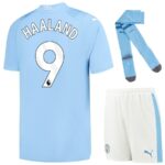 MAILLOT KIT ENFANT MANCHESTER CITY DOMICILE 2023 2024 HAALAND