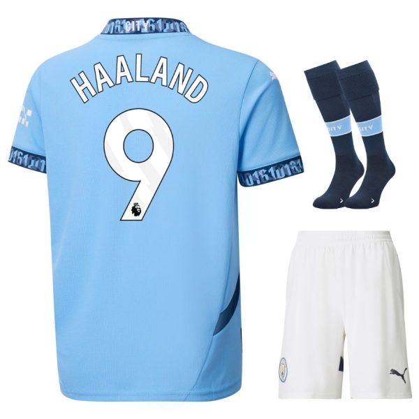 MAILLOT KIT ENFANT MANCHESTER CITY DOMICILE 2024 2025 HAALAND