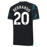 MAILLOT KIT ENFANT MANCHESTER CITY THIRD 2023 2024 BERNARDO