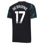 MAILLOT KIT ENFANT MANCHESTER CITY THIRD 2023 2024 DE BRUYNE