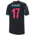 MAILLOT KIT ENFANT MANCHESTER CITY THIRD 2023 2024 DE BRUYNE