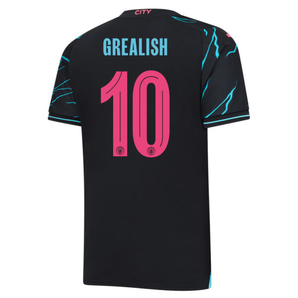 MAILLOT KIT ENFANT MANCHESTER CITY THIRD 2023 2024 GREALISH