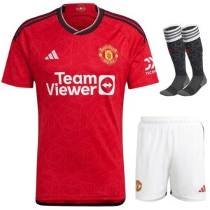 MAILLOT KIT ENFANT MANCHESTER UNITED DOMICILE 2023 2024