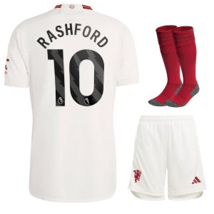 MAILLOT KIT ENFANT MANCHESTER UNITED THIRD 2023 2024 RASHFORD