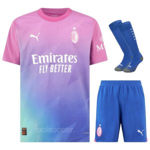 MAILLOT KIT ENFANT MILAN AC 2023 2024 THIRD