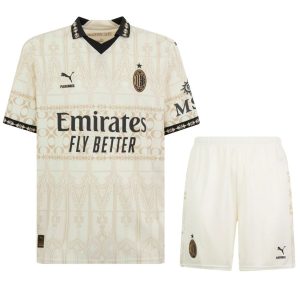 MAILLOT KIT ENFANT MILAN AC X PLEASURES BLANC 2023 2024